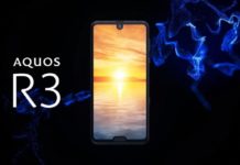 Aquos R3 получил сразу два выреза в экране
